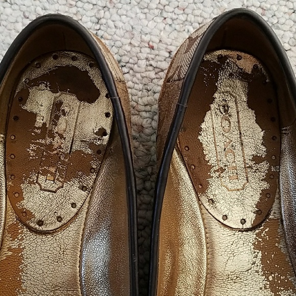 Coach printed patchwork flat size 7 - Picture 6 of 8